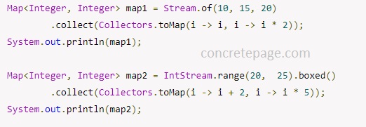 java stream api convert list to map