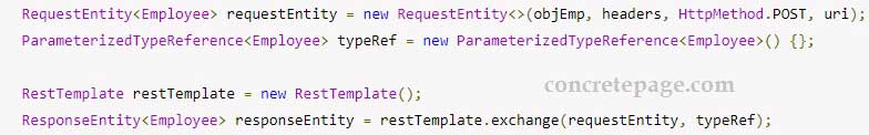 spring-resttemplate-exchange